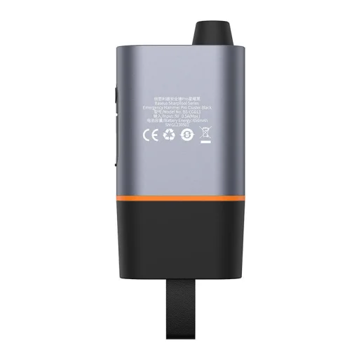 Baseus Sharp Tool biztonsági kalapács (ablakbetörés+biztonsági öv vágás) fekete - 3