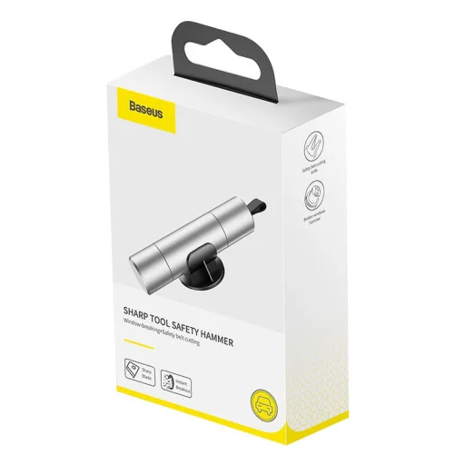 Baseus Sharp Tool Vészhelyzeti Kalapács (ezüst) - 6