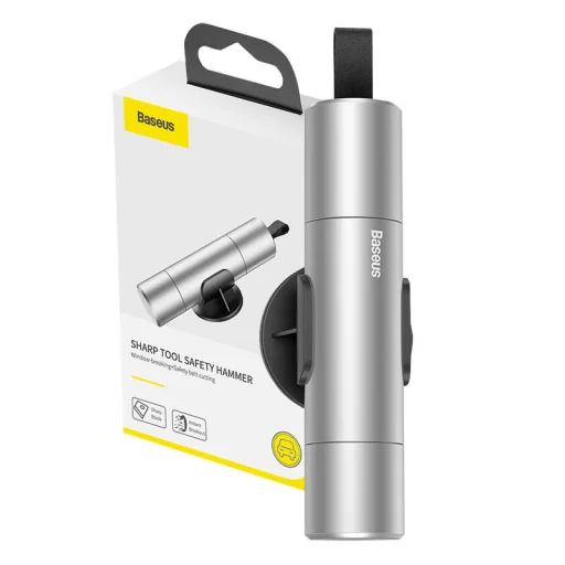 Baseus Sharp Tool Vészhelyzeti Kalapács (ezüst) - 8