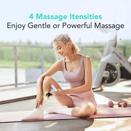 SKG F3 Lite masszázspisztoly az egész testre - ezüst - 8