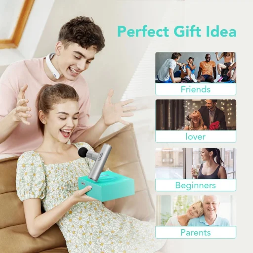 SKG F3 Lite masszázspisztoly az egész testre - ezüst - 13