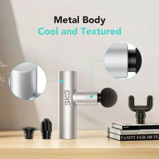 SKG F3 Lite masszázspisztoly az egész testre - ezüst - 14