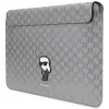 Karl Lagerfeld Saffiano Monogram Ikonik laptop tok 14" - ezüst thumbnail