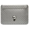 Karl Lagerfeld Saffiano Monogram Ikonik laptop tok 14" - ezüst thumbnail