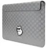 Karl Lagerfeld Saffiano Monogram Choupette tok 14" laptophoz - ezüst thumbnail