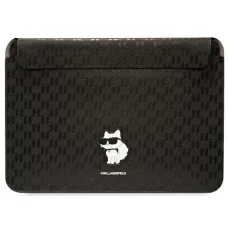 Karl Lagerfeld Saffiano Monogram Choupette 16" laptop táska - fekete