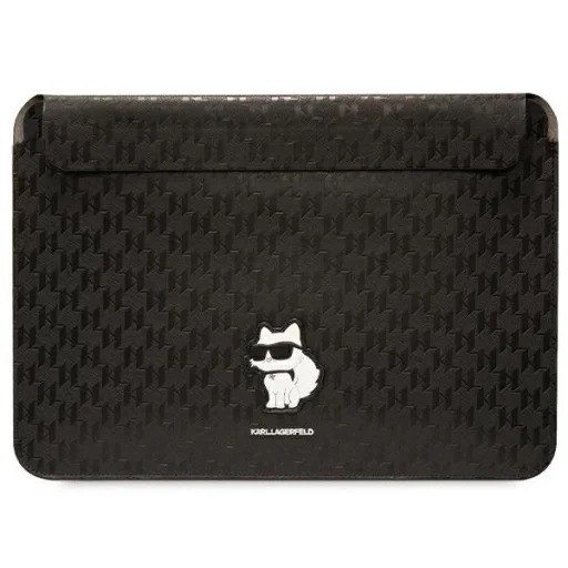 Karl Lagerfeld Saffiano Monogram Choupette 16" laptop táska - fekete - 1