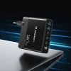Wozinsky CGWCB 140W GaN fali töltő 3 x USB-C / 2 x USB-A - fekete thumbnail