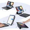 Dux Ducis DK Series Bluetooth billentyűzet tok Apple iPad Pro 12.9 (2020/2021/2022) - Fekete tok thumbnail