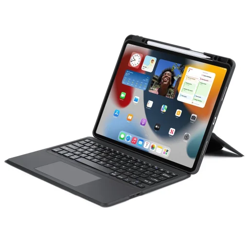 Dux Ducis DK Series Bluetooth billentyűzet tok Apple iPad Pro 12.9 (2020/2021/2022) - Fekete tok - 2