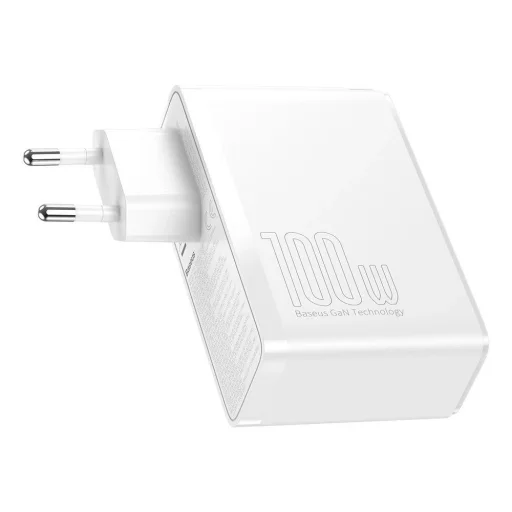 Baseus GaN2 Pro gyors töltő 100W USB / USB Type C Quick Charge 4+ Power Delivery fehér (CCGAN2P-L02) - 7