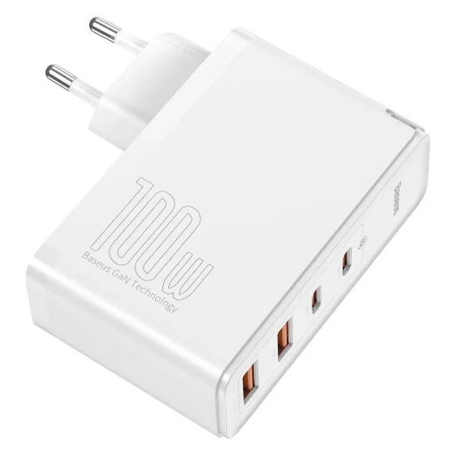 Baseus GaN2 Pro gyors töltő 100W USB / USB Type C Quick Charge 4+ Power Delivery fehér (CCGAN2P-L02) - 8