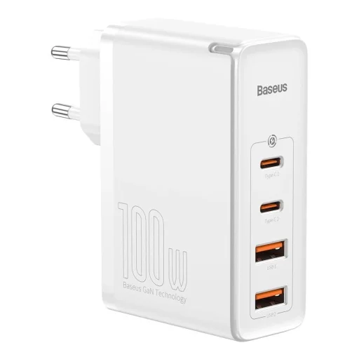 Baseus GaN2 Pro gyors töltő 100W USB / USB Type C Quick Charge 4+ Power Delivery fehér (CCGAN2P-L02) - 1