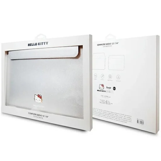 Hello Kitty PU Metal Logo tok 14" laptophoz - ezüst - 4