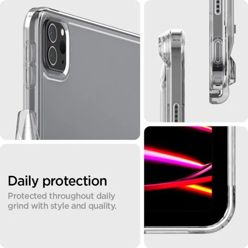 Spigen AIRSKIN HYBRID "S" IPAD PRO 12.9 2021 / 2022 CRYSTAL CLEAR tok - 13