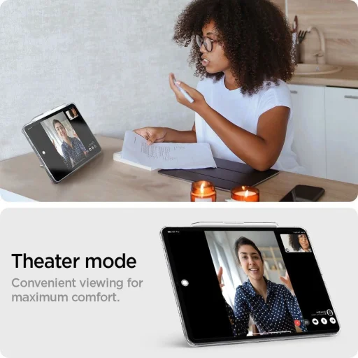 Spigen AIRSKIN HYBRID "S" IPAD PRO 12.9 2021 / 2022 CRYSTAL CLEAR tok - 11