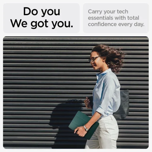 Spigen Urban Fit tok iPad Air 10.9'' 4/5 2020-2022 / 11.6'' 2024 - zöld - 13