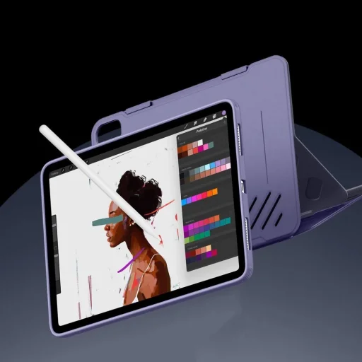 ESR Shift mágneses tok iPad Air 10.9'' 4/5 2020-2022 / 11.6'' 2024 - lila - 5