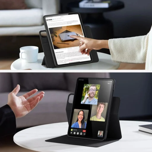 ESR Rebound Hybrid tok Apple iPad Pro 11'' 2024 - fekete - 5