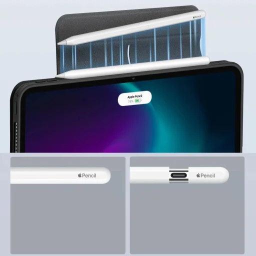 ESR Rebound Hybrid tok Apple iPad Pro 13'' 2024 - fekete - 7