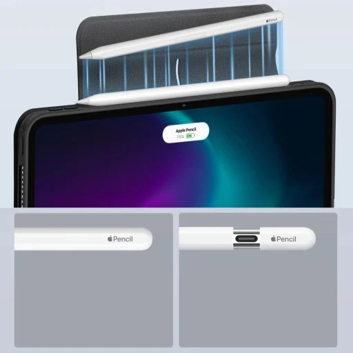 ESR Rebound Hybrid tok Apple iPad Pro 11'' 2024 - fekete - 7