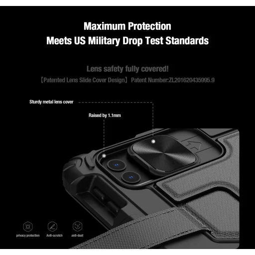 Nillkin Bumper GO billentyűzetes tok (Háttérvilágított verzió) iPad Pro 12.9 2020/2021/2022/Air 13 2024 Fekete - 8