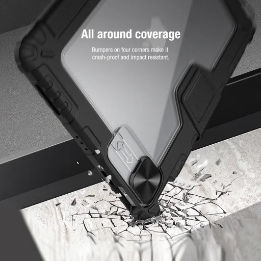 Nillkin Bumper PRO védőállványos fliptok iPad Air 4/5/10.9 2020/11 2024-2026/ Pro 11 2020/2021/2022 Szürke - 5