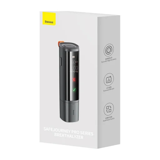 Baseus SafeJourney Pro Elektronikus alkoholszonda (szürke) - 8