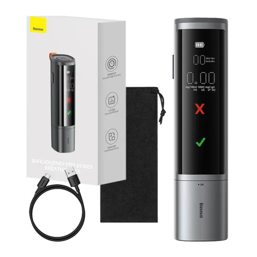 Baseus SafeJourney Pro Elektronikus alkoholszonda (szürke) - 1