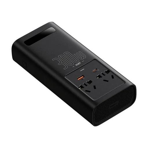 Baseus autós inverter 300W, 24V, CN / EU (fekete) - 4