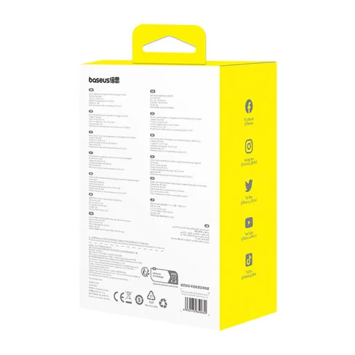 Baseus MagPro autós telefontartó vezeték nélküli töltéssel 15W Qi2.0 (fekete) - 9