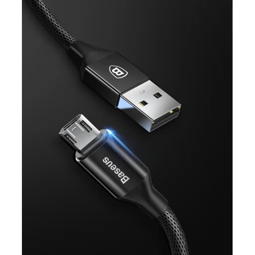 Baseus Yiven USB - Micro-USB kábel, 1,5 m, 2A (fekete) - 6