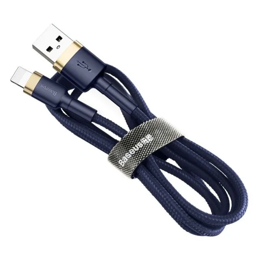 Baseus Cafule USB-Lightning kábel, 2,4A, 1 m (arany-sötétkék) - 3