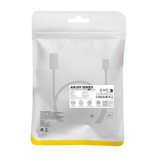 Baseus AirJoy Series USB 2.0 hosszabbítókábel, 0,5 m (fekete) - 8