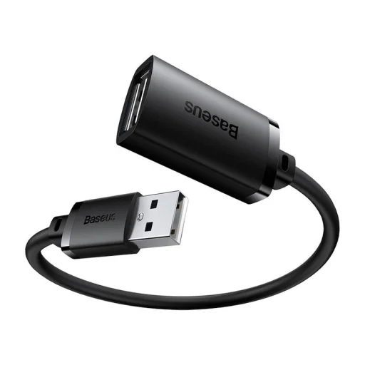 Baseus AirJoy Series USB 2.0 hosszabbítókábel, 0,5 m (fekete) - 3