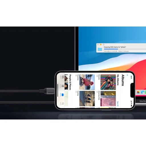 UGREEN US387 USB-C Lightning kábel, 1m (fekete) - 5