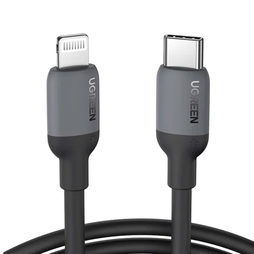 UGREEN US387 USB-C Lightning kábel, 1m (fekete) - 1