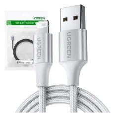 UGREEN US199 Lightning-USB kábel 2,4A, 1,5m (ezüst)