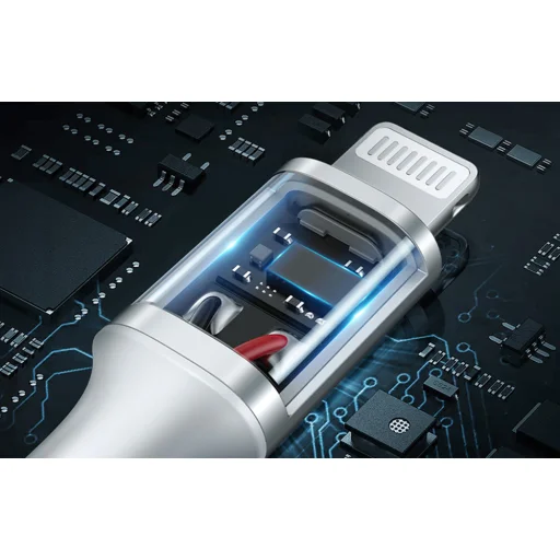 UGREEN US199 Lightning-USB kábel 2,4A, 1,5m (ezüst) - 6