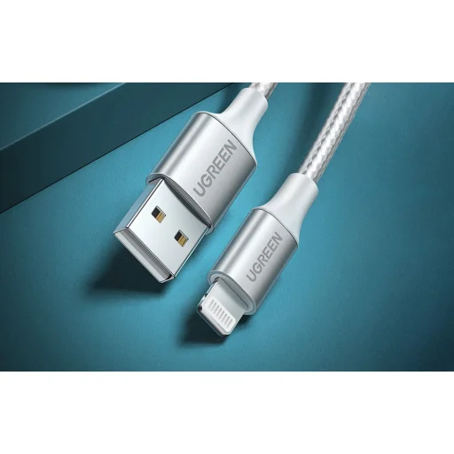 UGREEN US199 Lightning-USB kábel 2,4A, 1,5m (ezüst) - 3