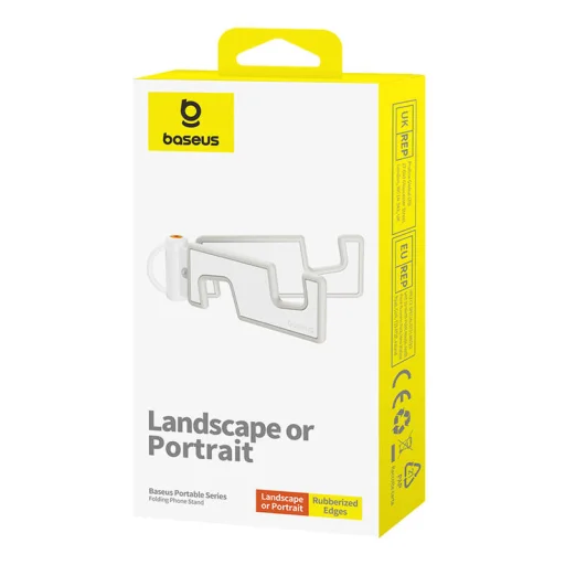 Baseus összecsukható telefontartó (fehér) - 8