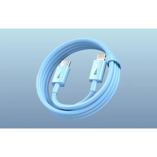 Baseus USB-C - Lightning kábel, PD, 20W, 1m (kék) - 2