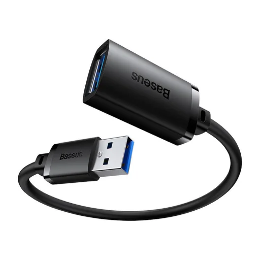 Baseus AirJoy Series USB 3.0 hosszabbítókábel, 0,5m (fekete) - 3