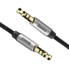 Baseus Yiven AUX 3,5 mm mini jack audio kábel, 1m (fekete-ezüst) thumbnail