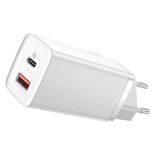 Baseus GaN2 Lite fali töltő, USB + USB-C, 65 W, EU (fehér) - 2