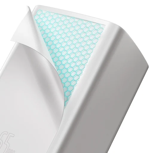 Baseus GaN2 Lite fali töltő, USB + USB-C, 65 W, EU (fehér) - 5