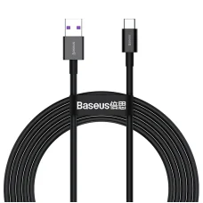 Baseus Superior Series USB-USB-C kábel, 66 W, 2 m (fekete)