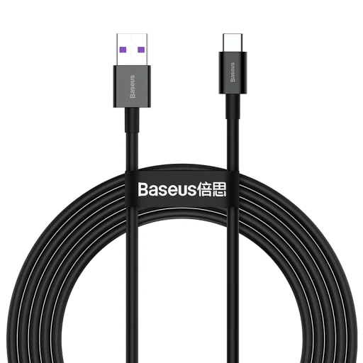 Baseus Superior Series USB-USB-C kábel, 66 W, 2 m (fekete) - 1