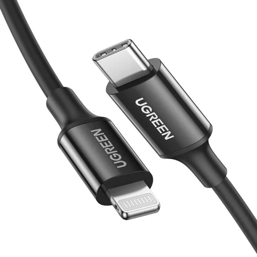 UGREEN US171 USB-C Lightning kábel, 36W, 2m (fekete) - 1