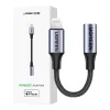 Ugreen US211 Lightning Mini Jack Audioadapter, 3.5mm 0.1m (fekete) thumbnail